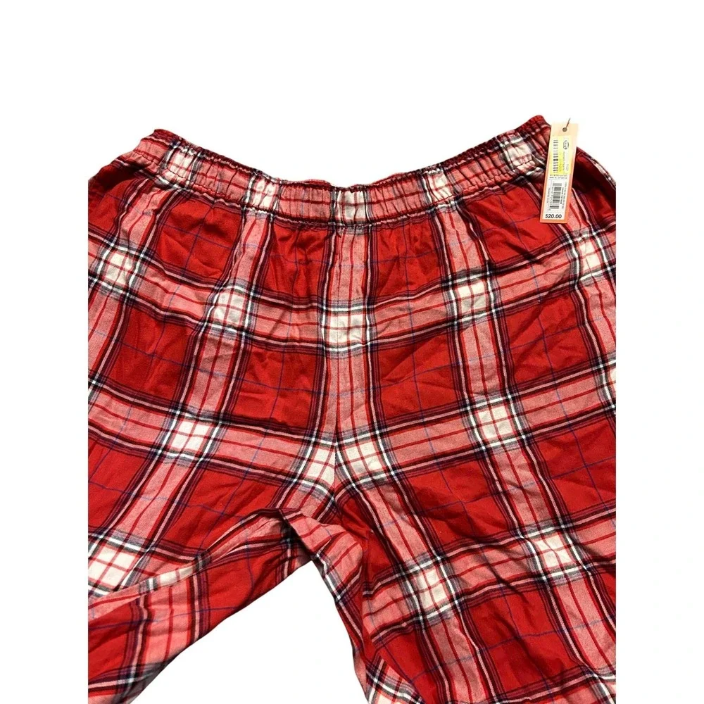 Colsie‎ Red Plaid Flannel Pajama Pants Lounge Bottoms XXL
